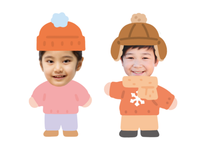 겨울 옷 합성도안